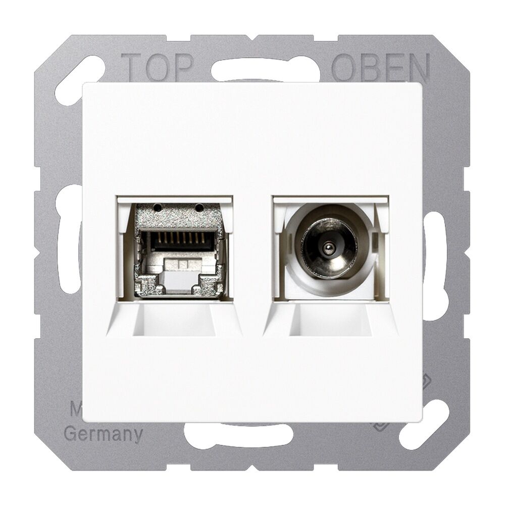 Jung Smart TV Anschlussdose MMDA4521WW