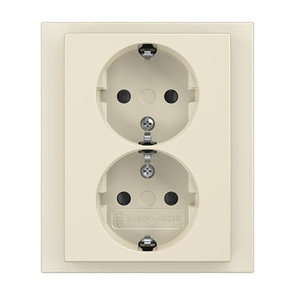 Busch-Jaeger Schuko Doppelsteckdose 202 EUJB-82 Nr. 2TKA00003885