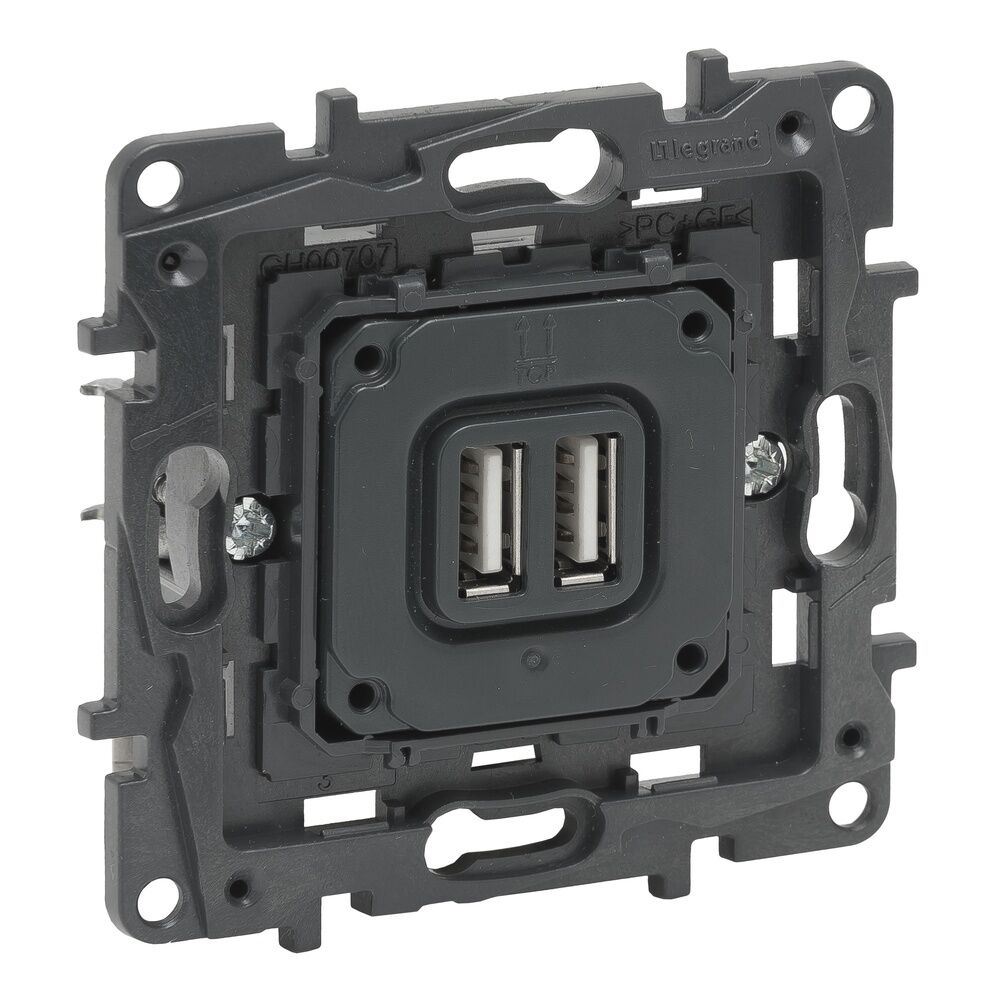 Legrand Niloe Step Einsatz 2XUSB Ladesteckdose 864024
