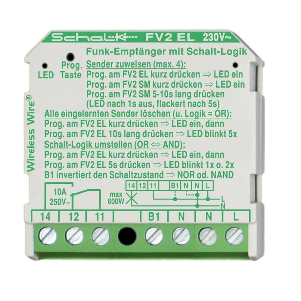 Schalk Funk Empfänger FV2EL9 Typ FV2 EL 