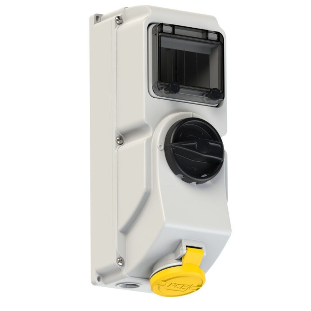 PC Electric Abschaltbare Wanddose 7614-4