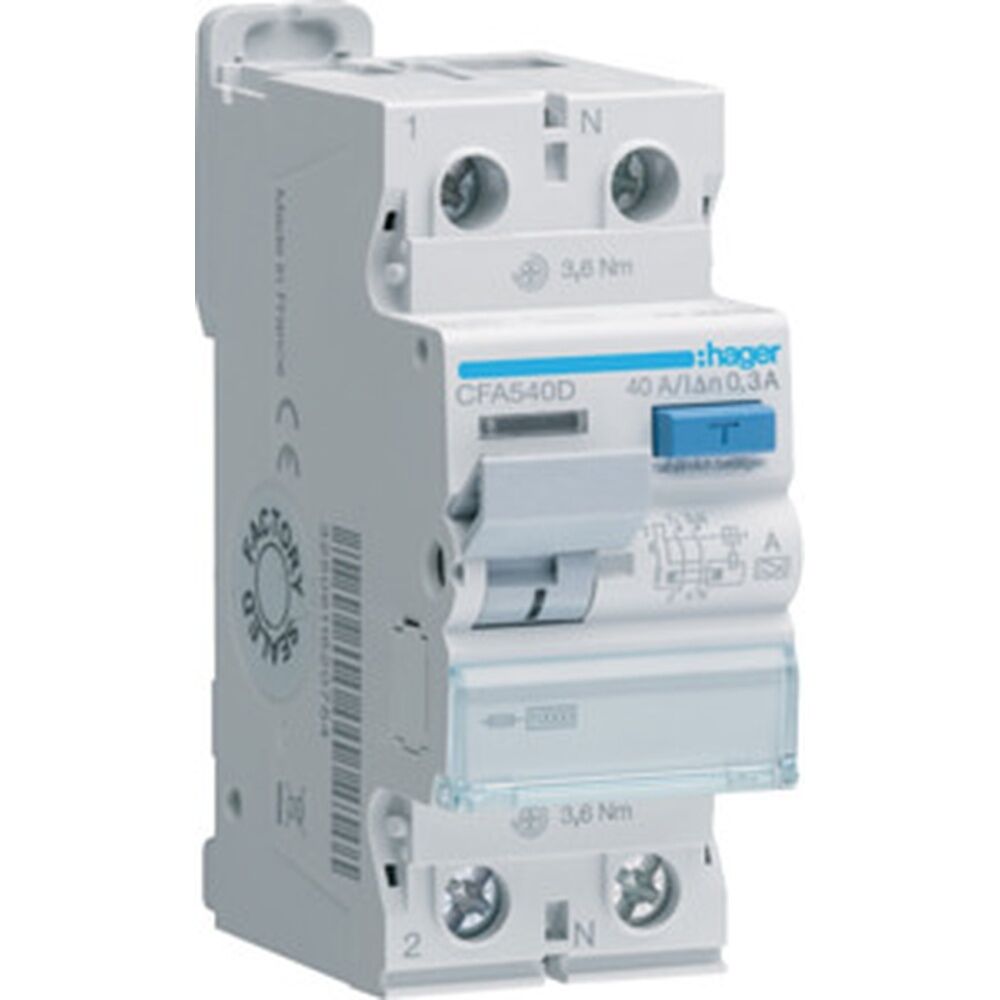 Hager FI Schalter CFA540D