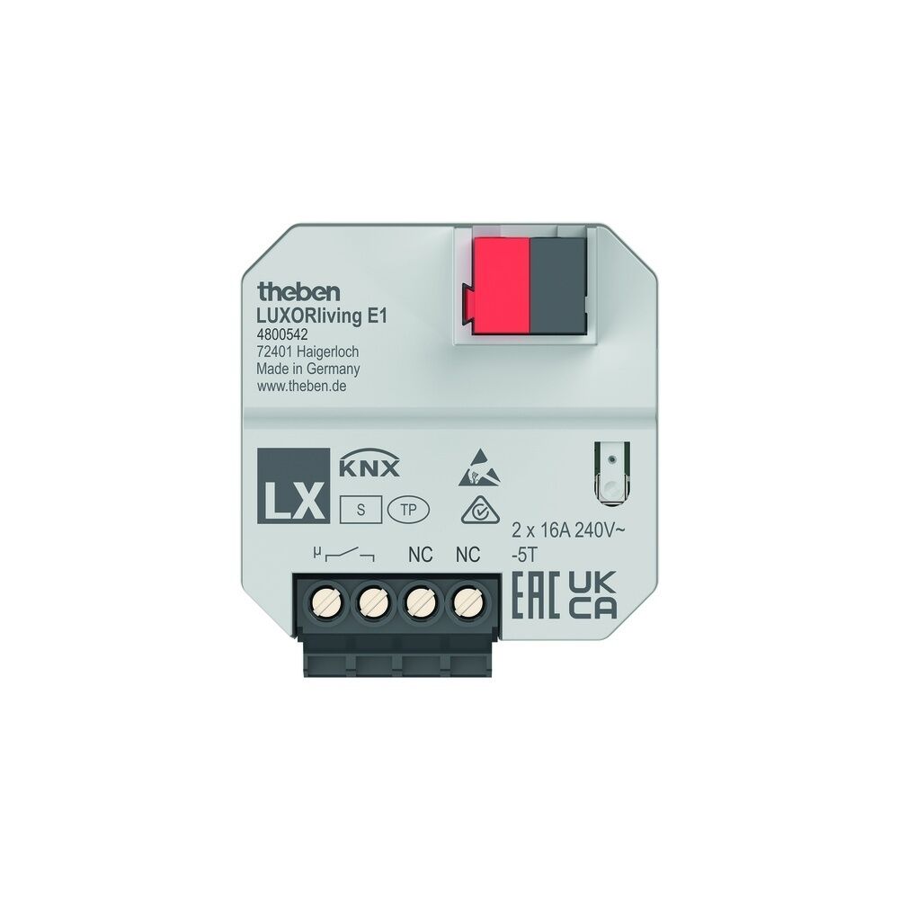 Theben UP Heizungsaktor 4800542 Typ LUXORliving E1 