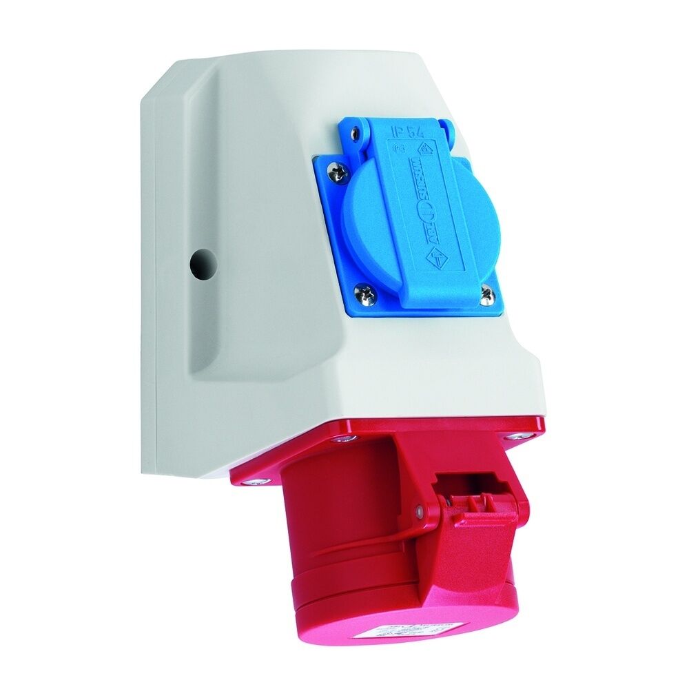 ABL Sursum CEE Kombi-Wandsteckdose D41S333