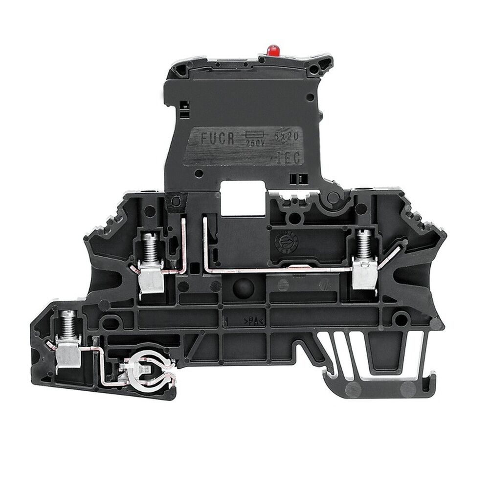 Weidmüller Sicherungs Reihenklemme 1163060000 Typ WMF 2.5 FU PE 30-70V SW