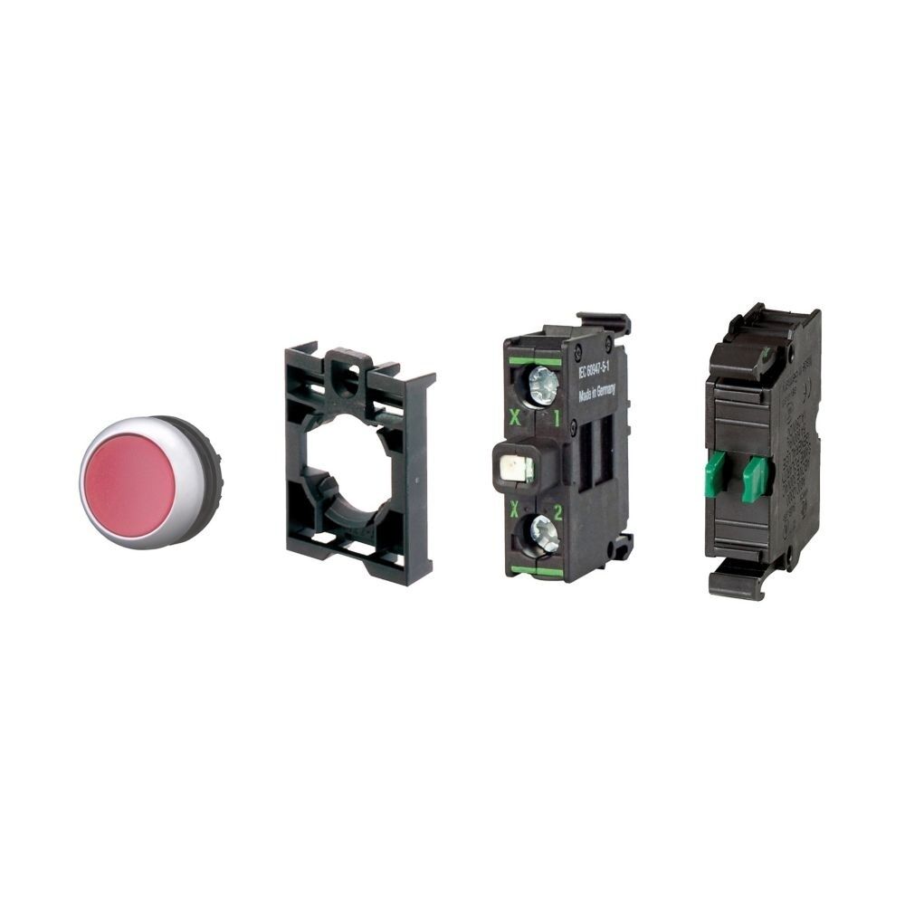 Eaton Leuchtdrucktaste 132605 Typ M22-DL-R-K10LED230-BVP