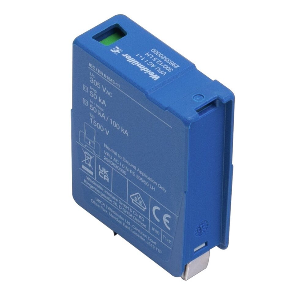 Weidmüller Überspannungsableiter 2983630000 Typ VPU AC I 0 N-PE 305/50 LH