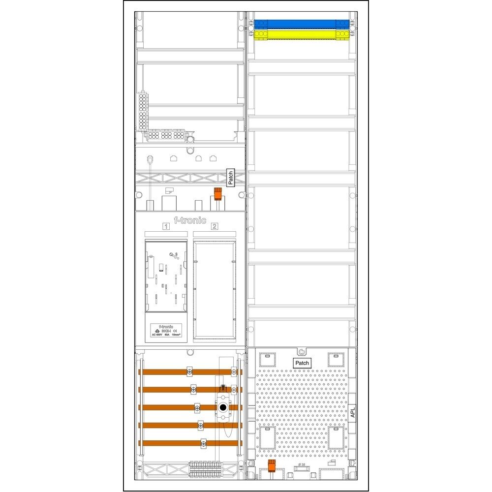 f-tronic Komplettschrank 7195099 Typ EHZ721APZD01