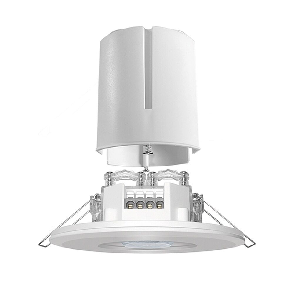 ESYLUX Decken Präsenzmelder EP10423208 Typ PD-FLAT 360/8 ROUND WHITE BMS FM DALI-2