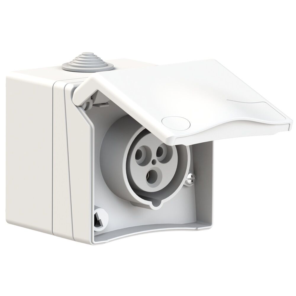 Bals Wandsteckdose 110710 Typ 110710/CEE-Steckdose16A3pIP44230V6h