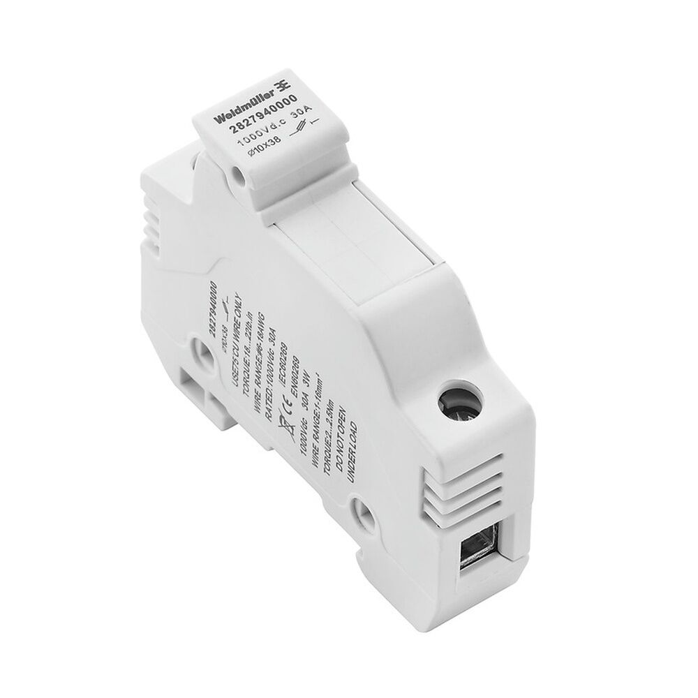 Weidmüller Sicherungs Reihenklemme 2827940000 Typ FUSEHOLDER WSFH 10X38 1KV