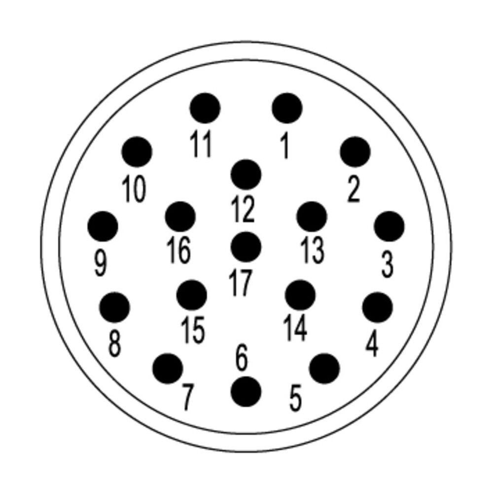 Weidmüller Kontakteinsatz 1170100000 Typ SAI-M23-SE-17