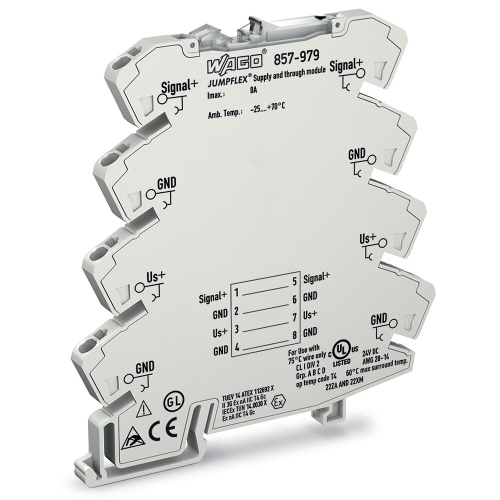 Wago Einspeise und Durchgangsklemme 857-979