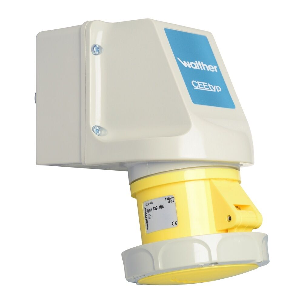 Walther-Werke Wasserdichte Wandsteckdose 139404
