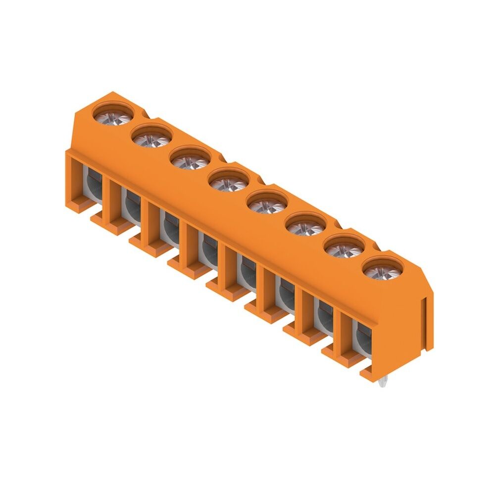 Weidmüller Leiterplattenklemme 1234600000 Typ PM 5.08/08/90 3.5SN OR BX