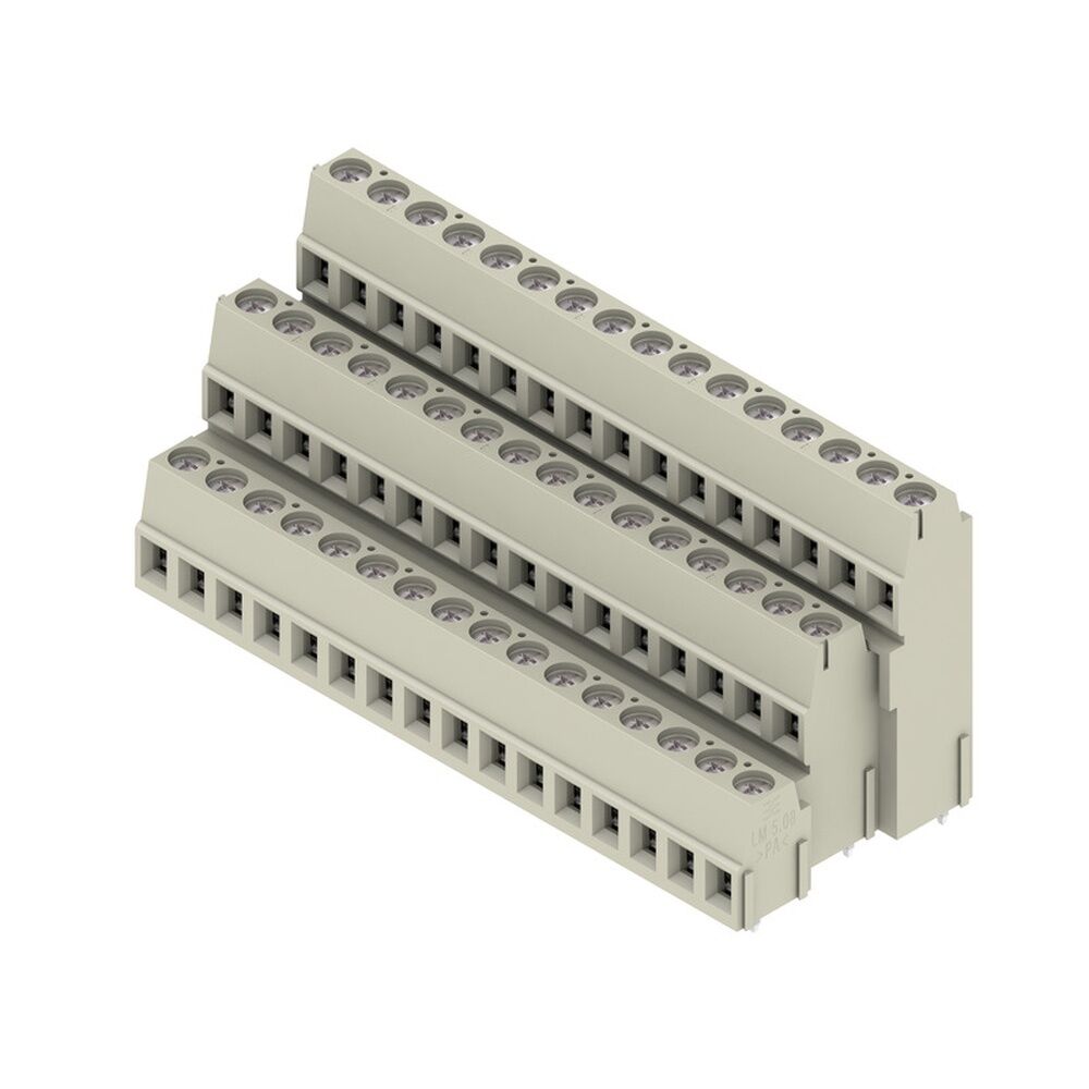 Weidmüller Leiterplattenklemme 1918250000 Typ LM3R 5.08/48/90 3.5SN GY BX