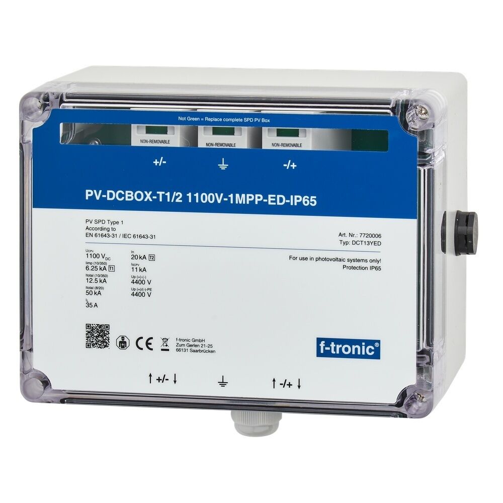 f-tronic Überspannungsschutz Anschlussbox 7720006 Typ DCT13YED