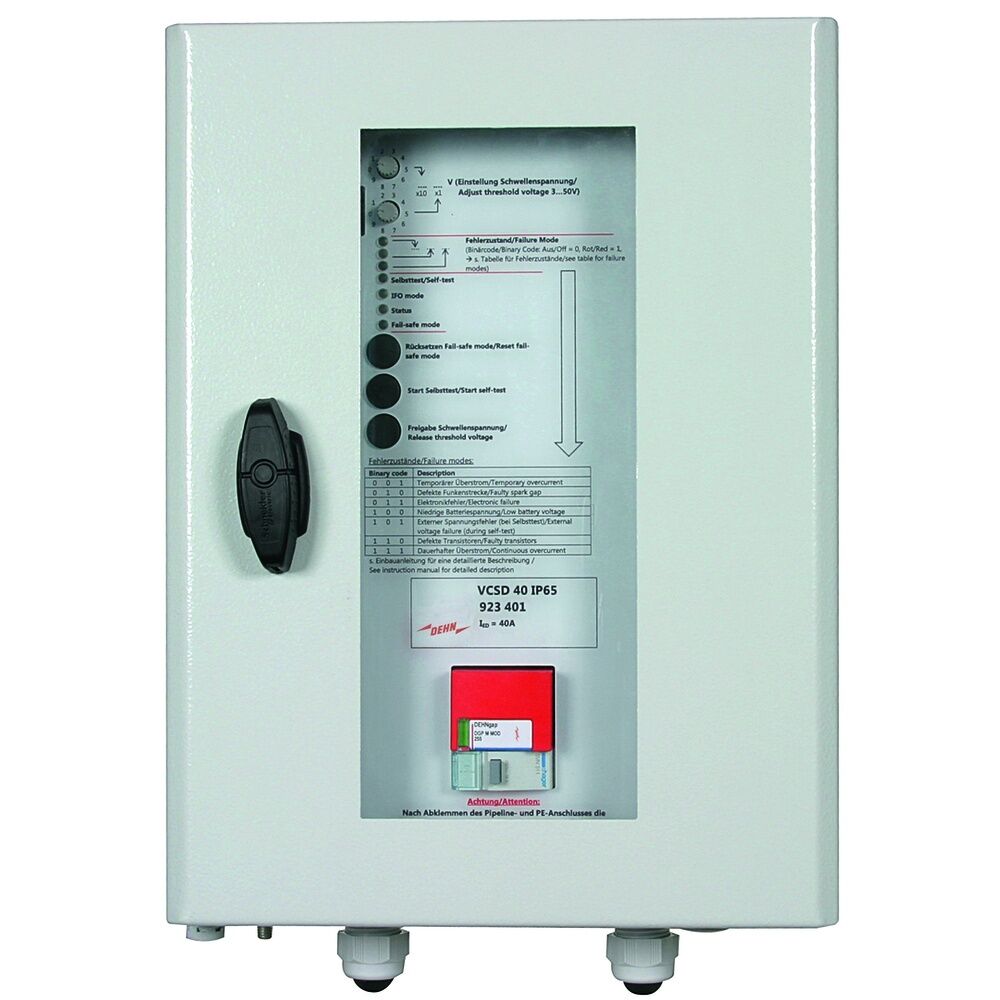 Dehn + Söhne Spannungsgesteuerte Abrenzeinheit 923401 Typ VCSD 40 IP65