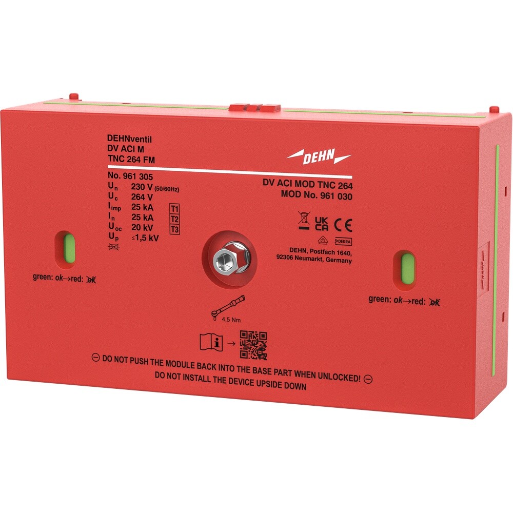 Dehn + Söhne Kombi Ableiter 961030 Typ DV ACI MOD TNC 264