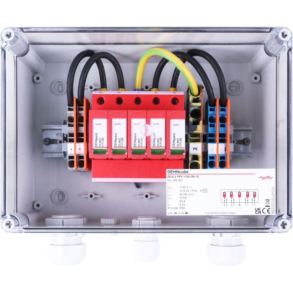 Dehn + Söhne Generatorenanschlusskasten 900921 Typ DCU 2 YPV 1100 2M 1S 