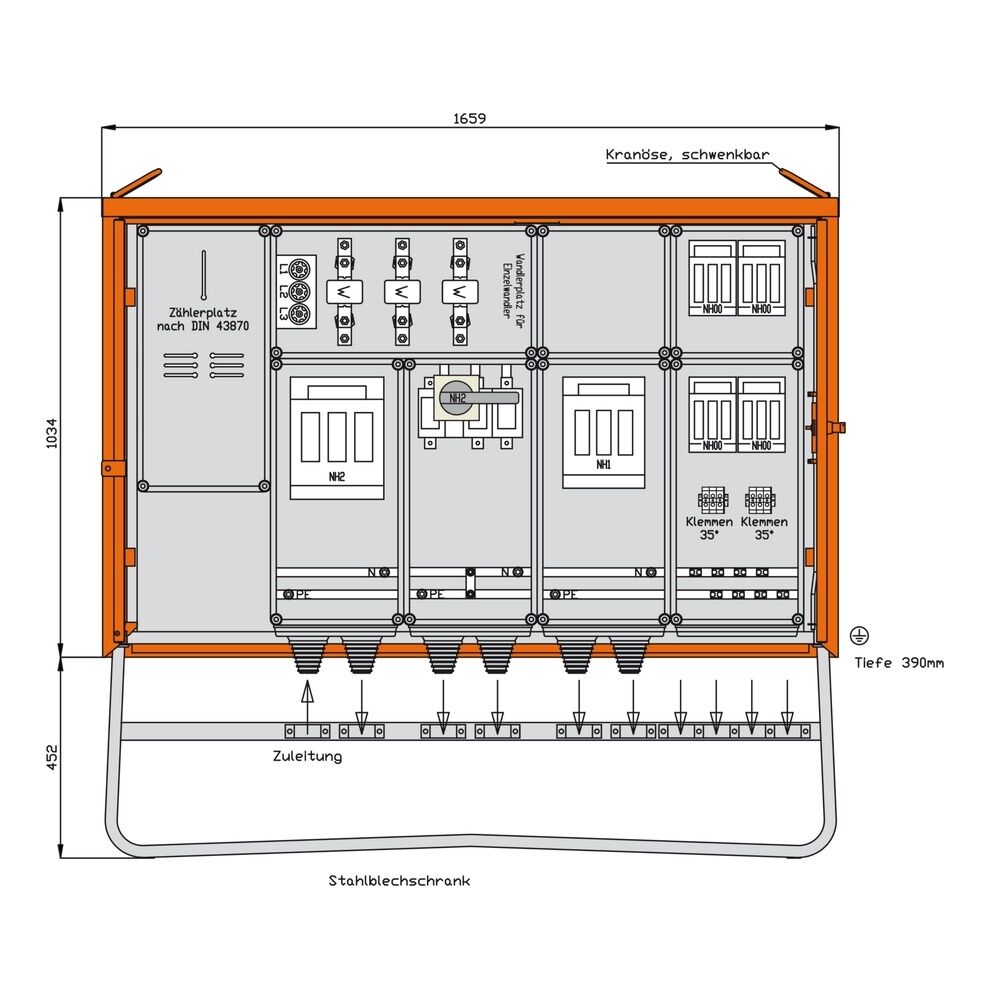 Walther-Werke Anschlussschrank WA0046 