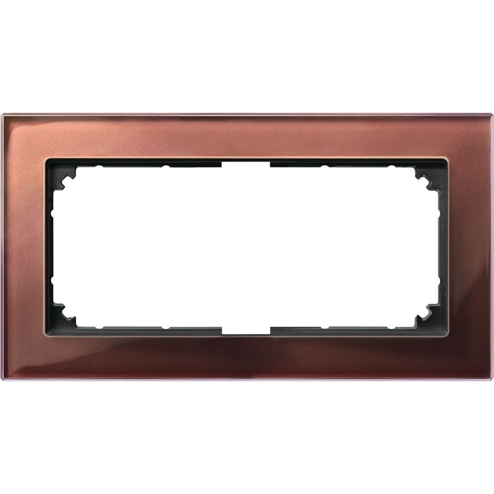 Merten Echtglasrahmen 2fach 487815