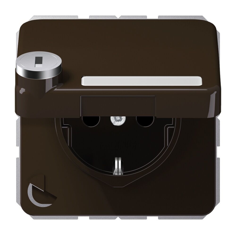 Jung Schutzkontakt Steckdose CD 1520 NAKLSL BR