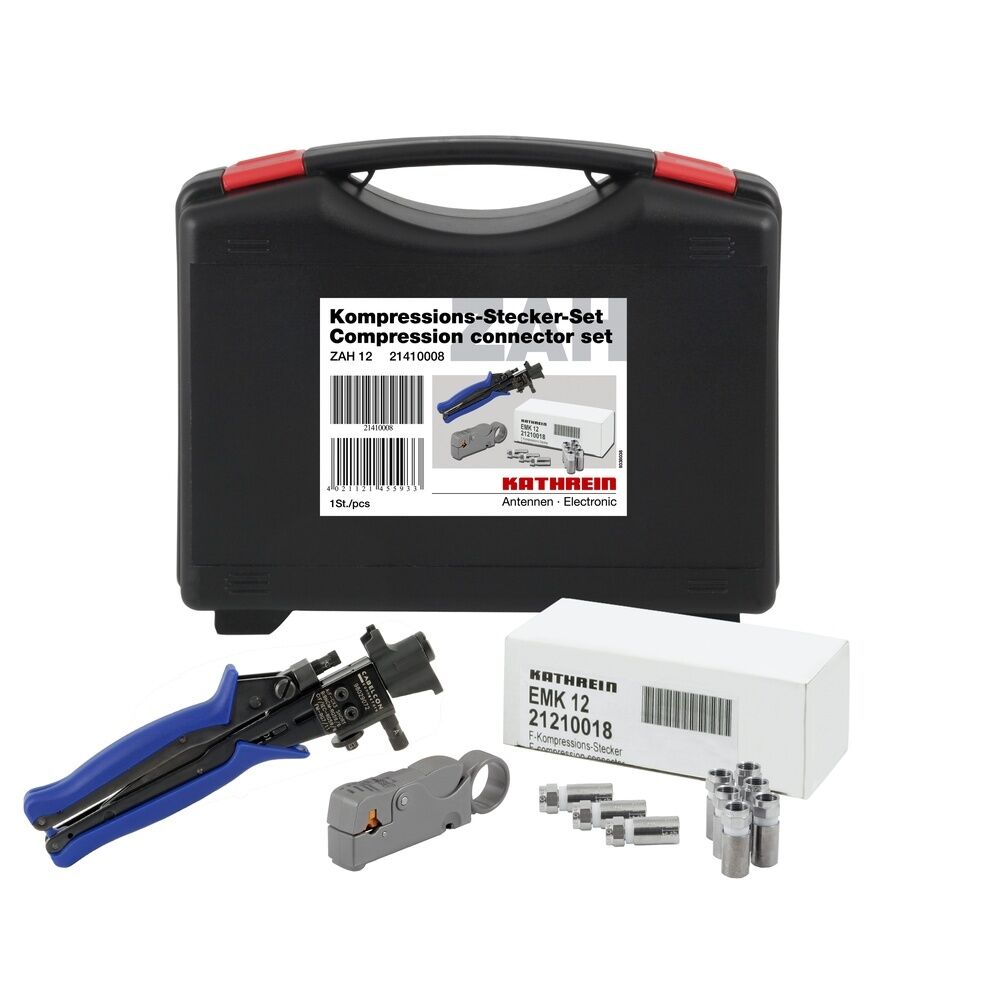Kathrein Kompressions Stecker Set 21410008 Typ ZAH 12