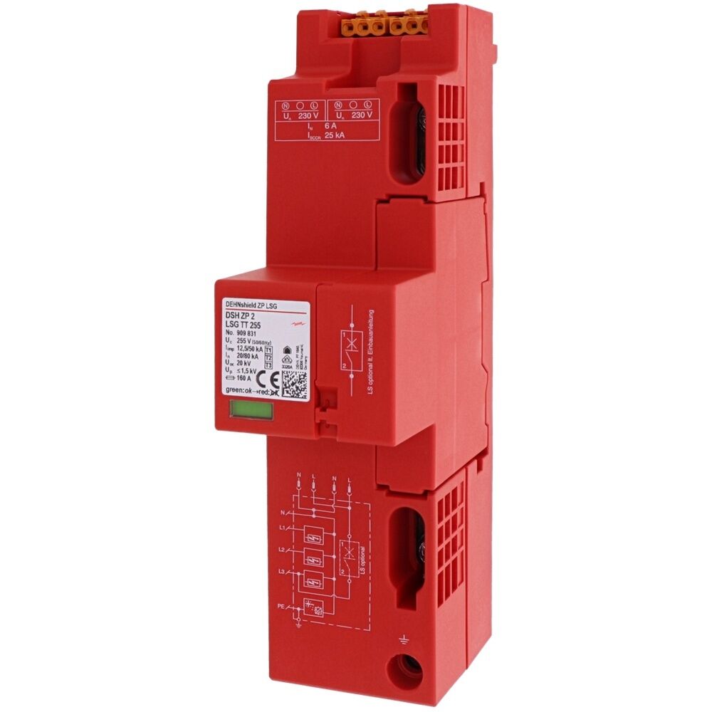 Dehn + Söhne Kombi Ableiter 909831 Typ DSH ZP 2 LSG TT 255