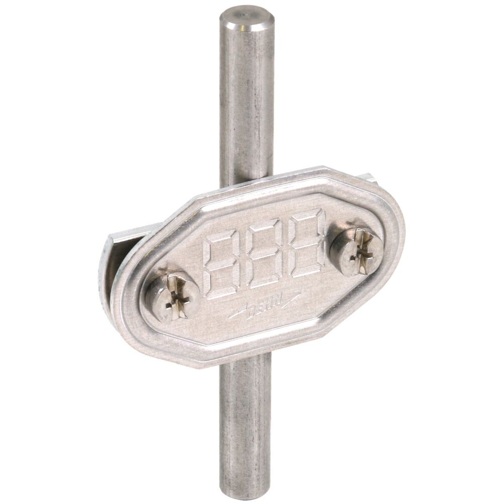 Dehn + Söhne Nummernschild 484000 Typ NS 7.10 FL30 7SEG AL