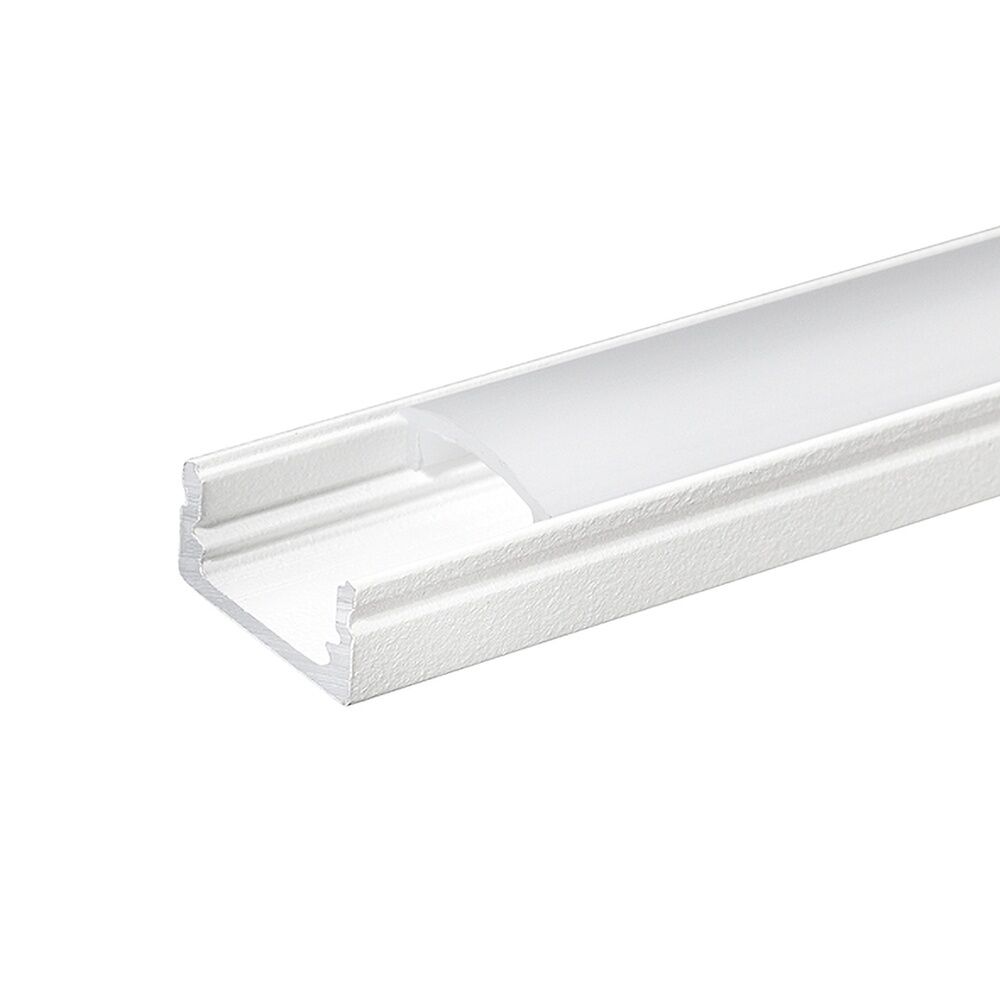 Nobile Alu U Profil 5011146810 Typ 2 weiß-matt OP 2m (bis 12 mm)