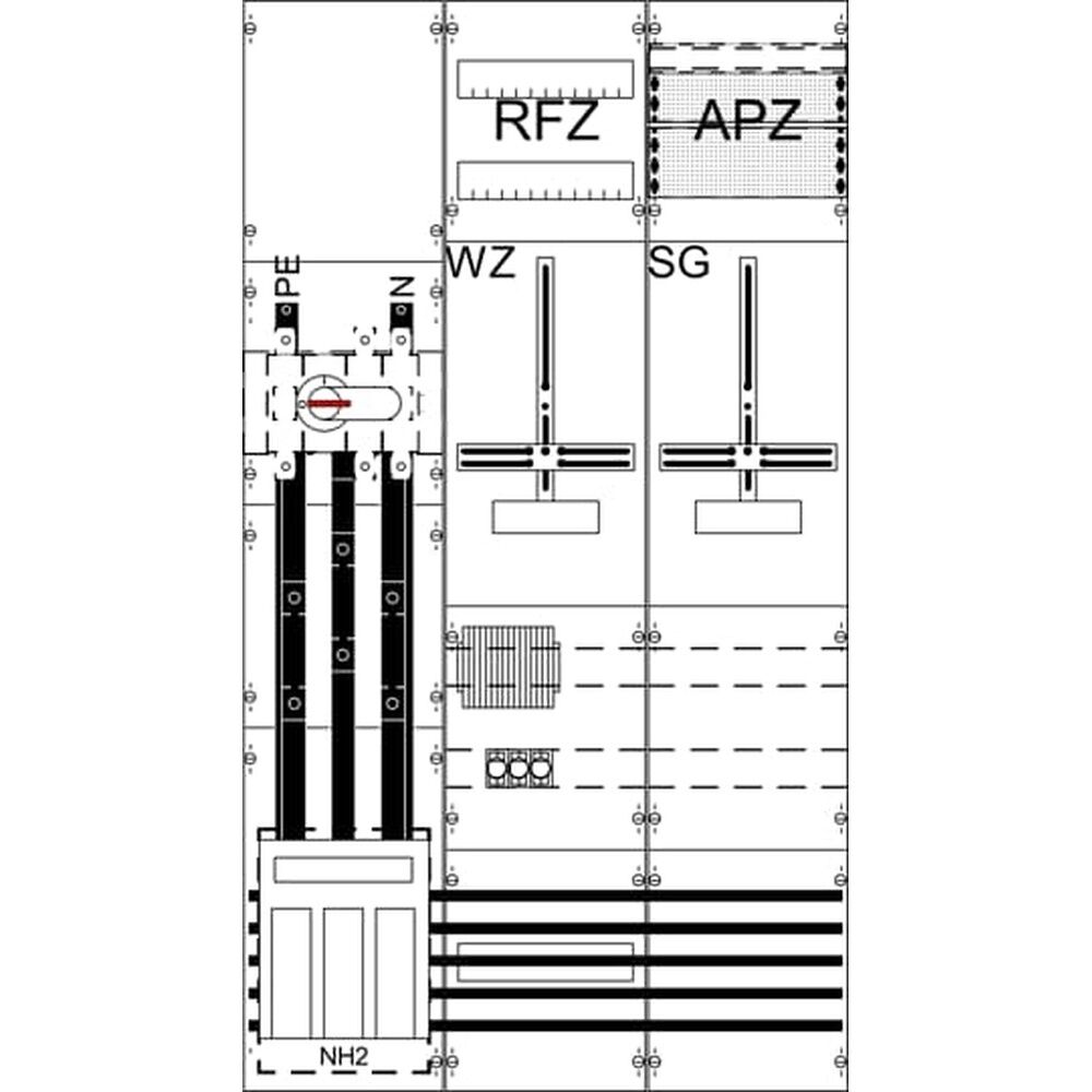 Striebel & John Komplettfeld 2CPX056189R9999 Typ WF39KK53T