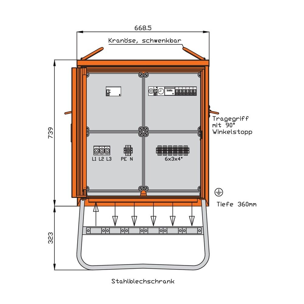 Walther-Werke Beleuchtungsverteiler WV0250BER1