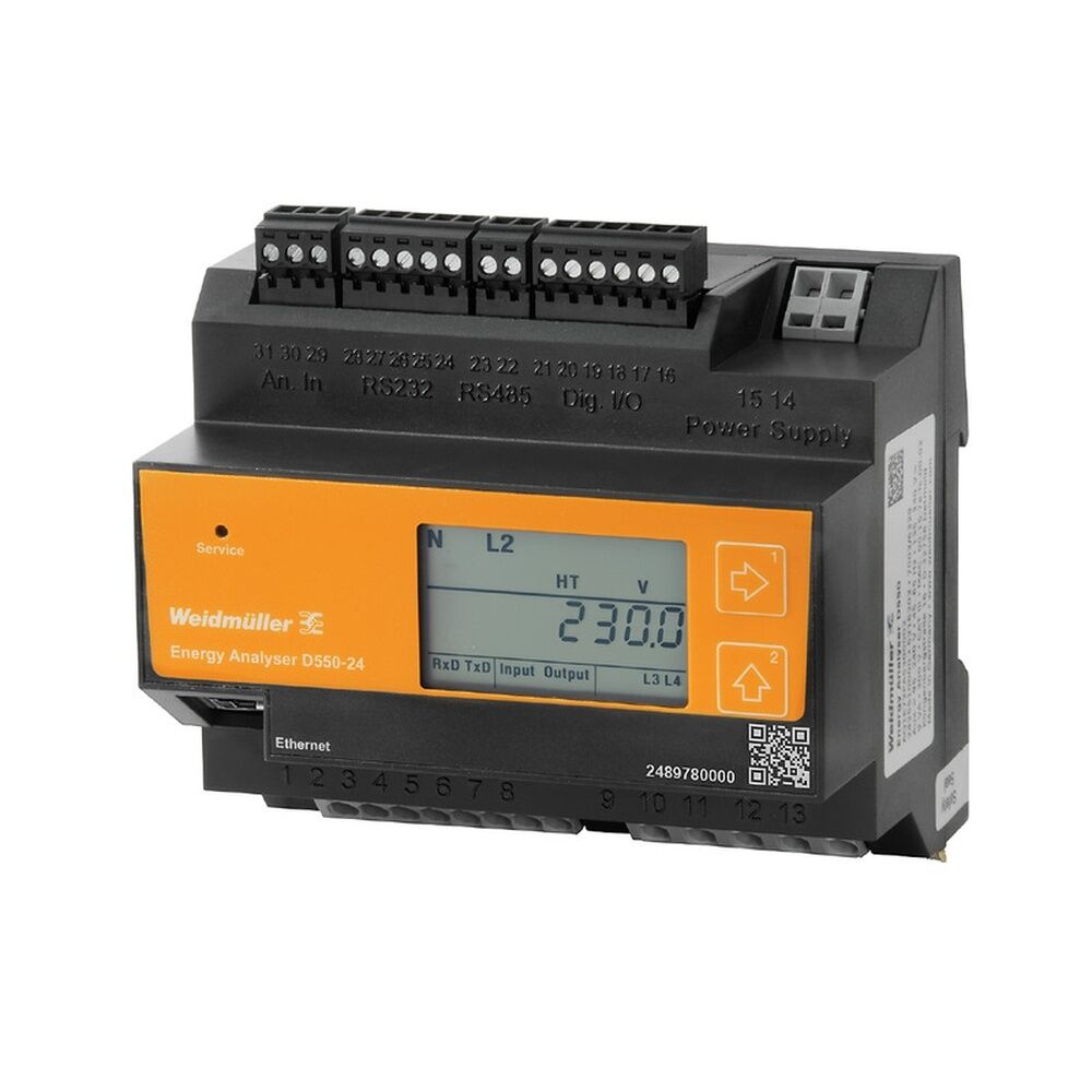 Weidmüller Messgerät 2489780000 Typ ENERGY ANALYSER D550-24