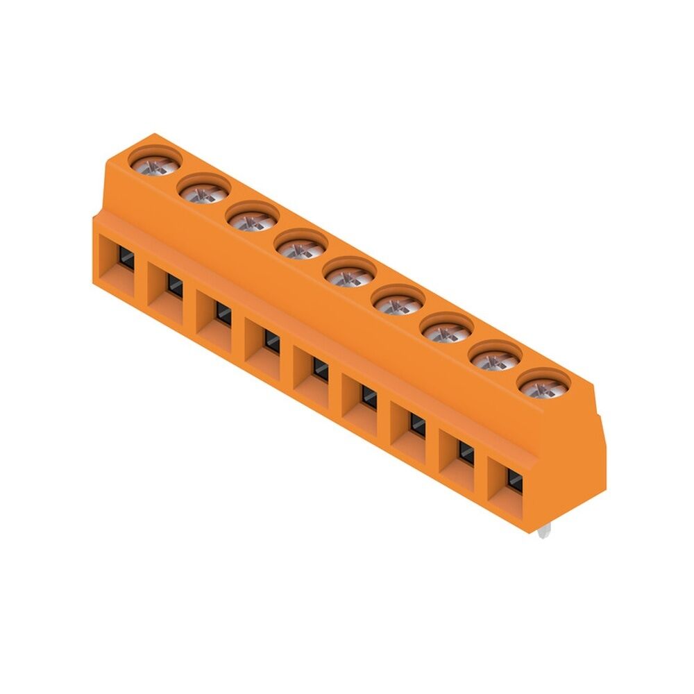 Weidmüller Leiterplattenklemme 1912900000 Typ LS 5.08/09/90 3.5SN OR BX