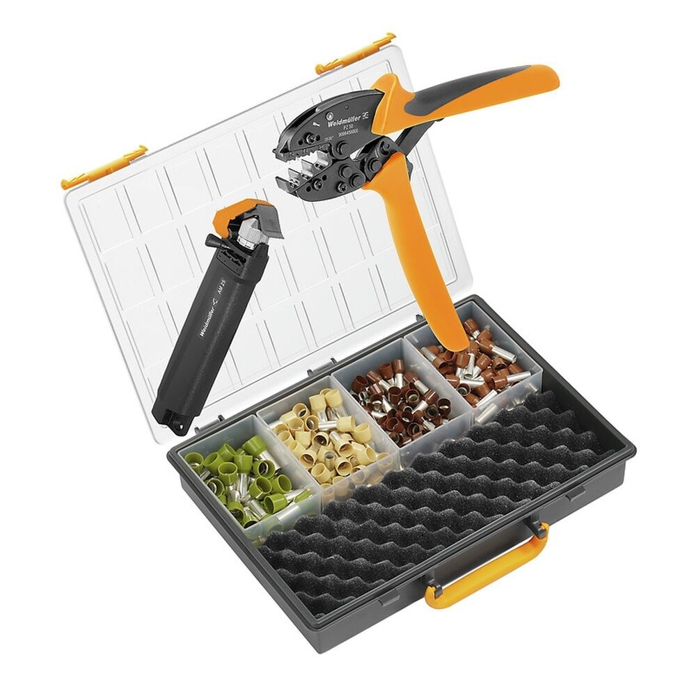 Weidmüller Sortimentskasten bestückt 9028850000 Typ CRIMP-SET PZ 50