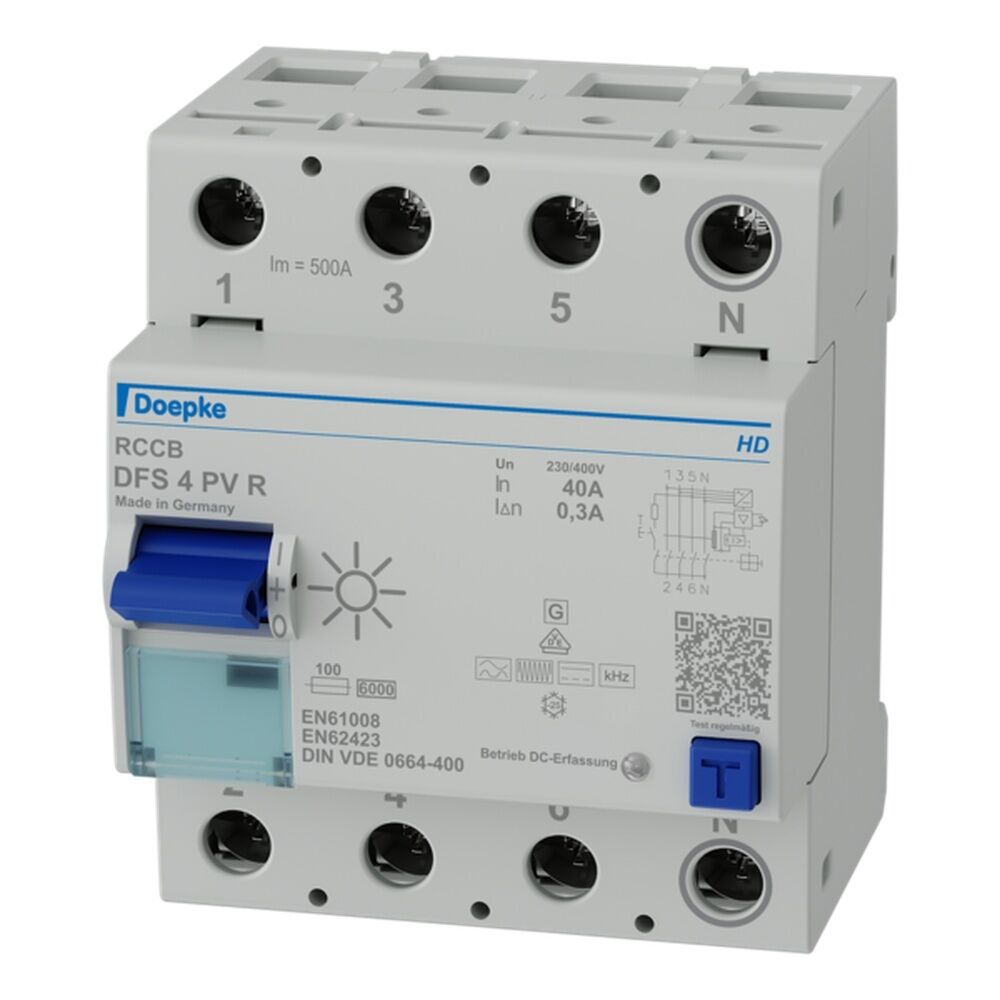 Deopke FI Schutzschalter 09136806HD Typ DFS4 040-4/0,30-PV R HD