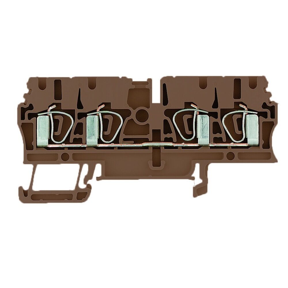 Weidmüller Durchgangs Reihenklemme 1683460000 Typ ZDU 2.5/4AN BR