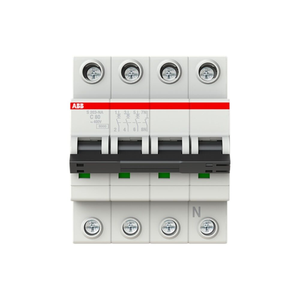 ABB Leitungsschutzschalter 2CDS253103R0804 Typ S203-C80NA