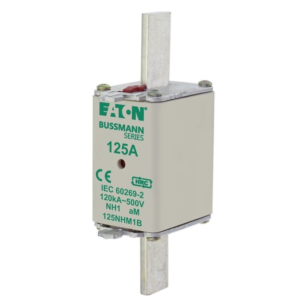 Eaton Sicherungseinsatz 125NHM1B Typ NH FUSE 125AMP 500V aM SIZE 1 DUAL IND