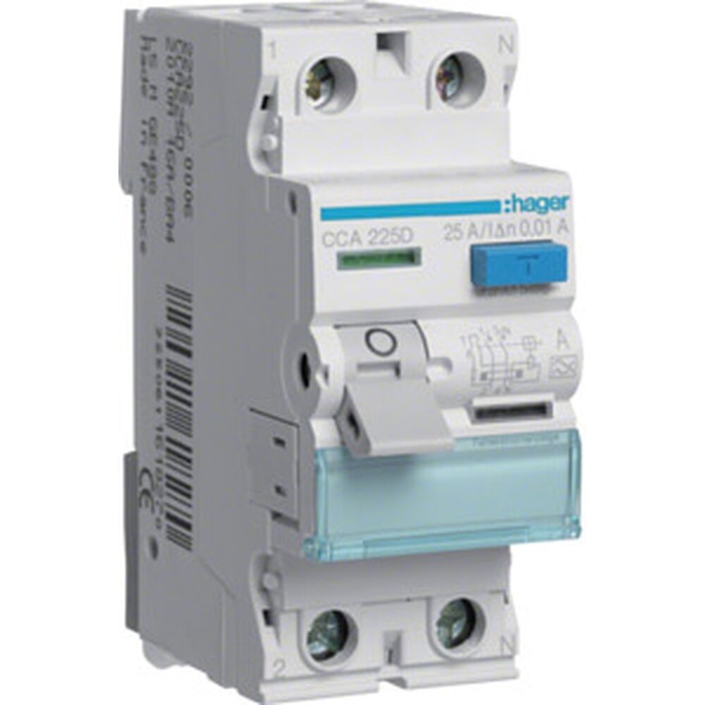 Hager Fehlerstromschutzschalter CCA225D