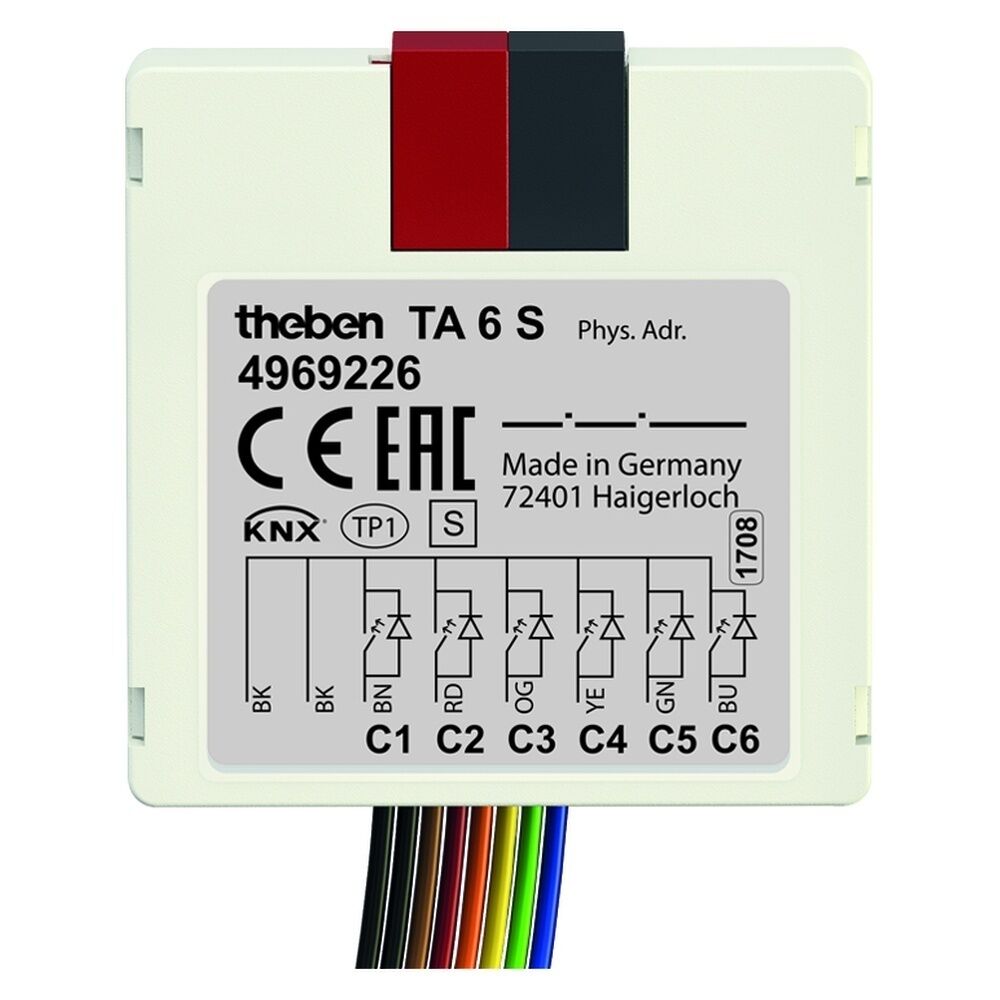 Theben Tasterschnittstelle 4969226 Typ TA 6 S KNX 