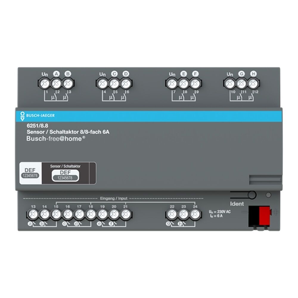 Busch-Jaeger Sensor Schaltaktor 6251/8.8 Nr. 2CKA006220A0024
