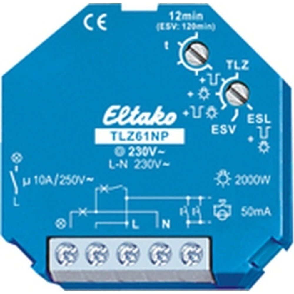 ELTAKO Treppenlicht Zeitschalter 61100102 Typ TLZ61NP-230V
