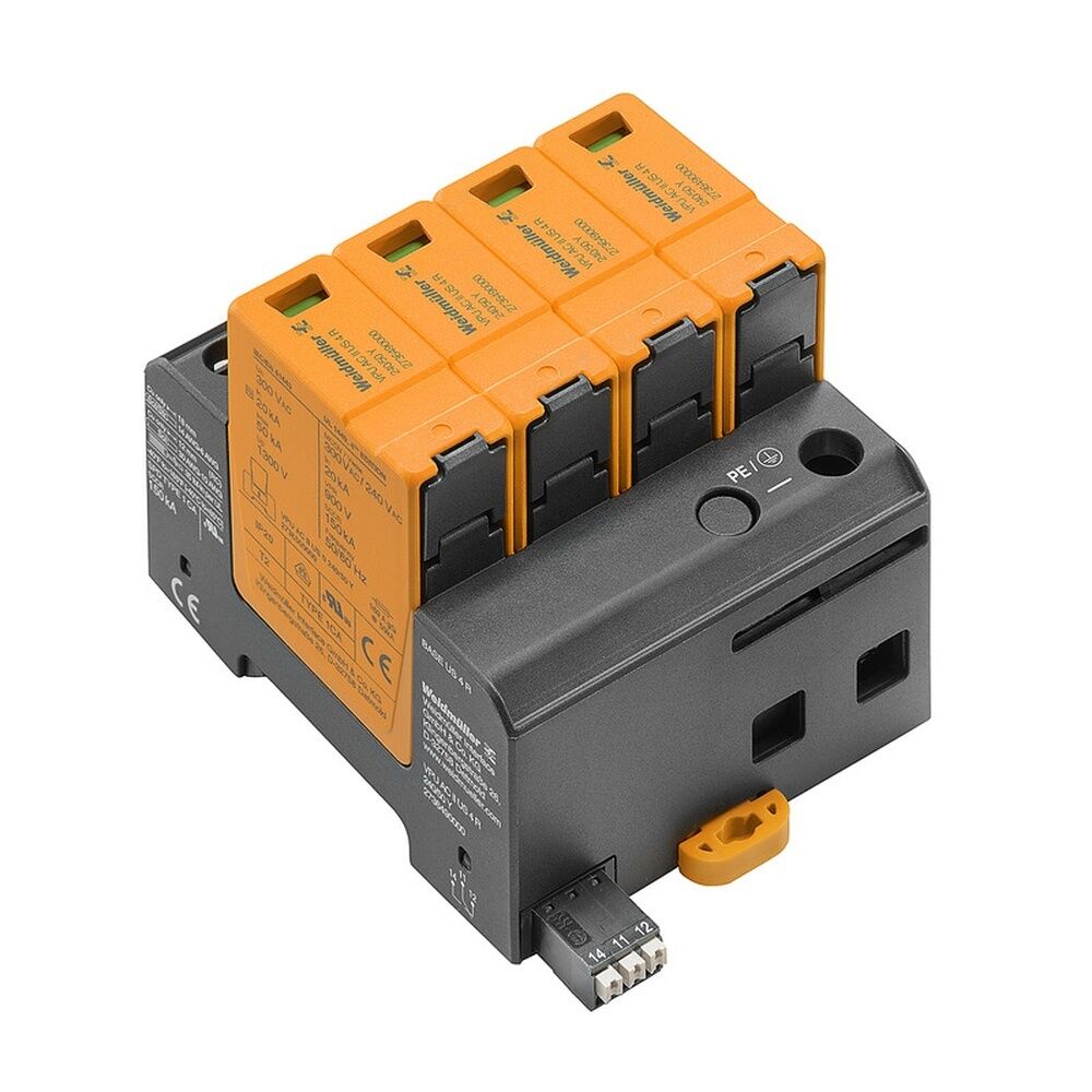 Weidmüller Überspannungsableiter 2736490000 Typ VPU AC II US 4 R 240/50 Y