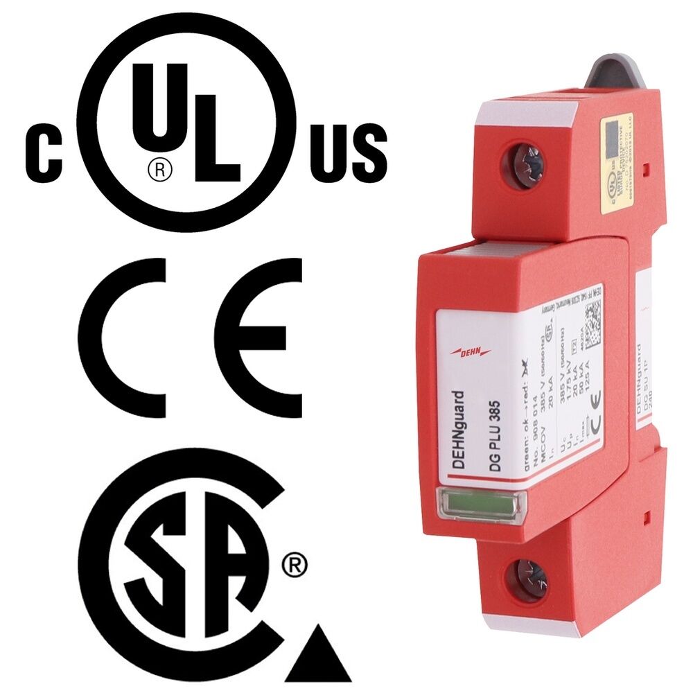 Dehn + Söhne Überspannungsableiter 908074 Typ DG SU 1P 240