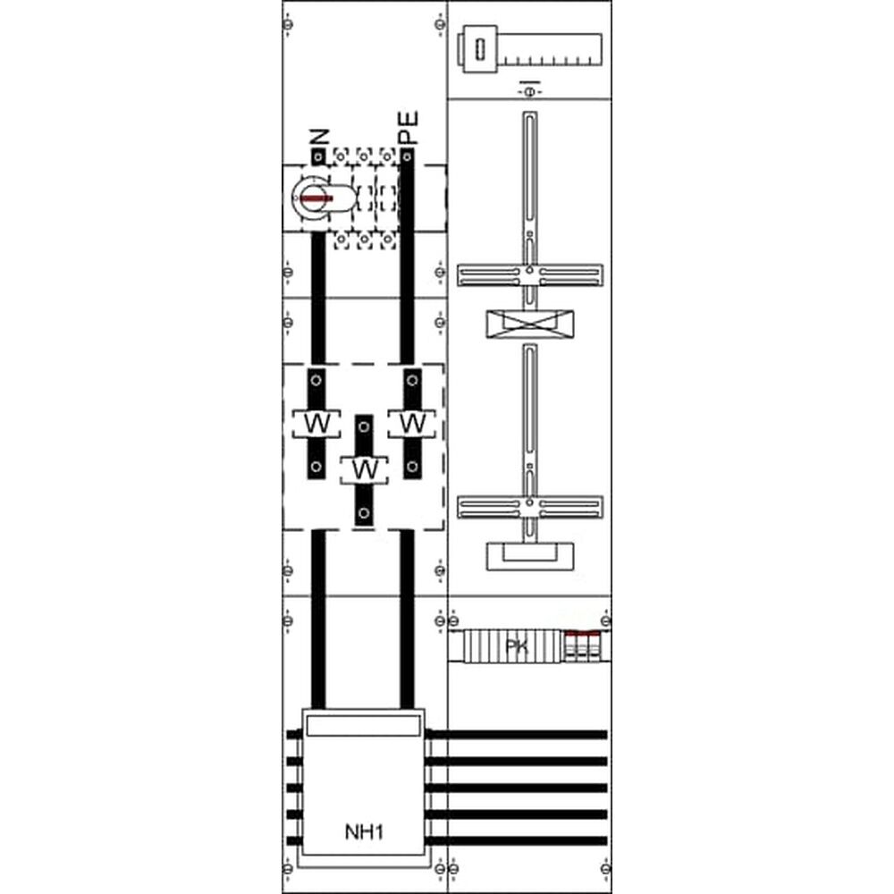 Striebel & John Mess-u. Wandlerfeld 2CPX033067R9999 Typ KA4267