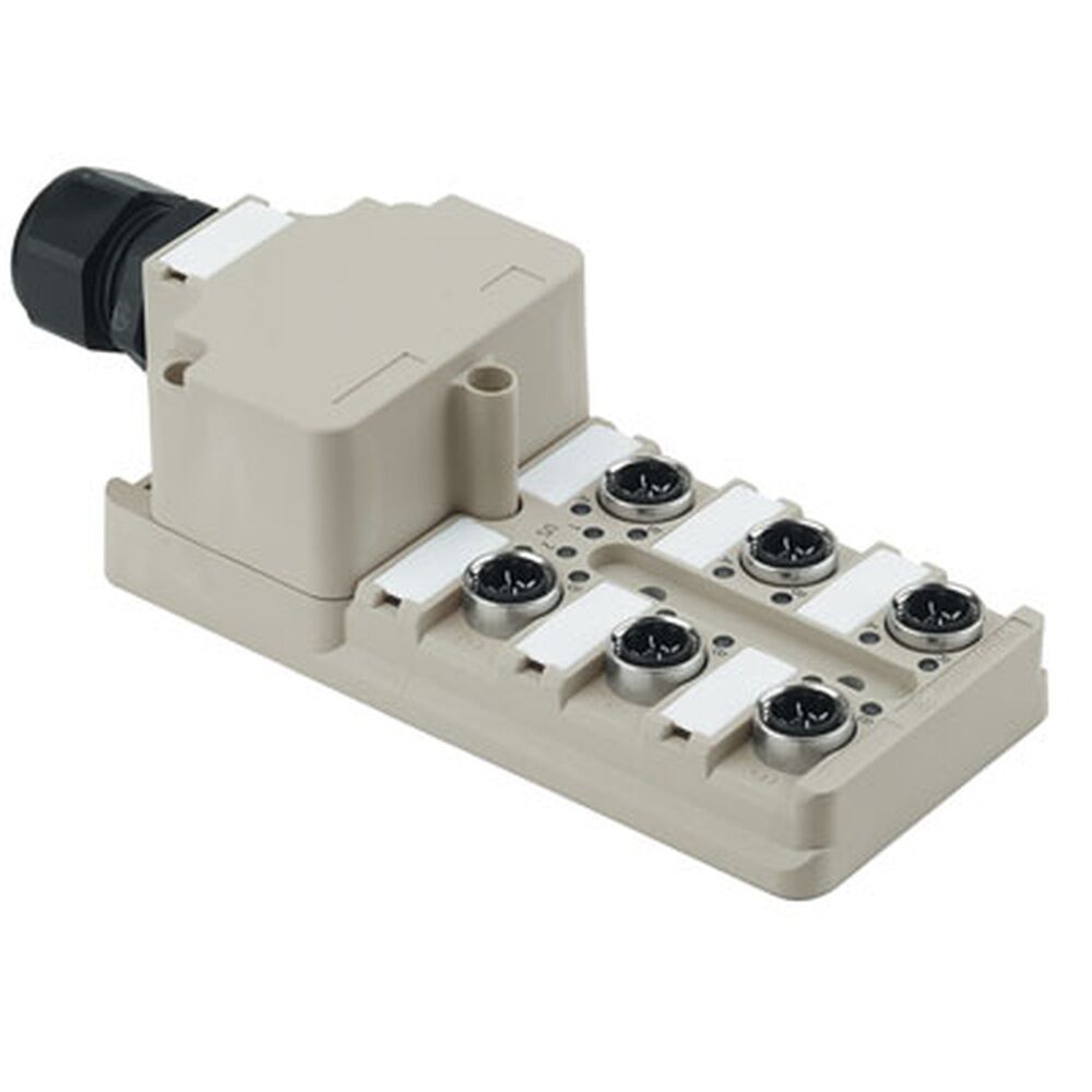 Weidmüller Passiver Sensor Aktor Verteiler 1760050000 Typ SAI-6-M 3P IDC