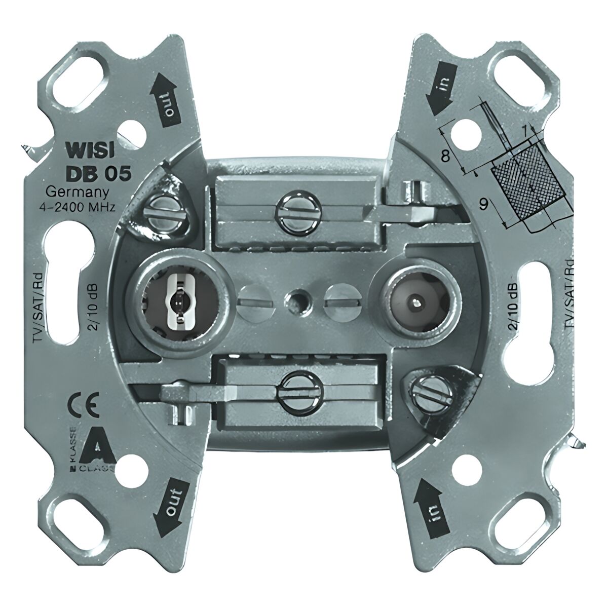 Peha Antennen Steckdose 00930191 Typ D 1921 G O.A.