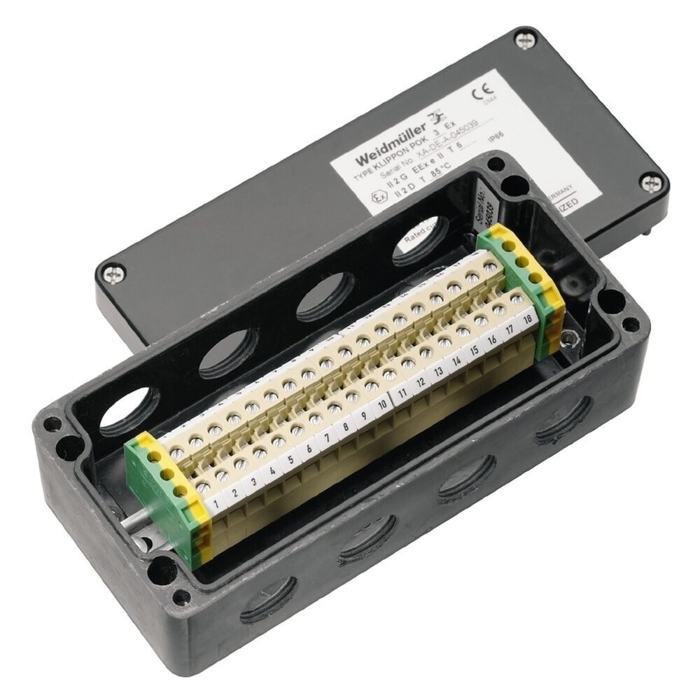 Weidmüller Ex Kunststoffgehäuse 8000004228 Typ KLIPPON POK3 M20ACSS EX